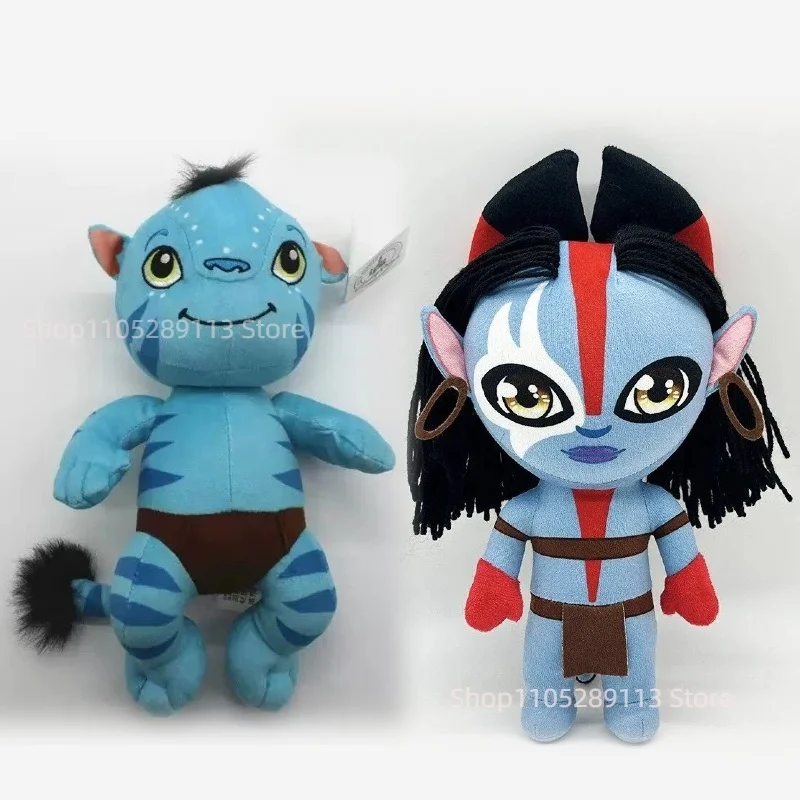 

New Neytirii Plush Movie Fire And Ash Funny Girl With Long Hair Blue Skin Stuffed Modle Doll Toy A Special Holiday Gifts