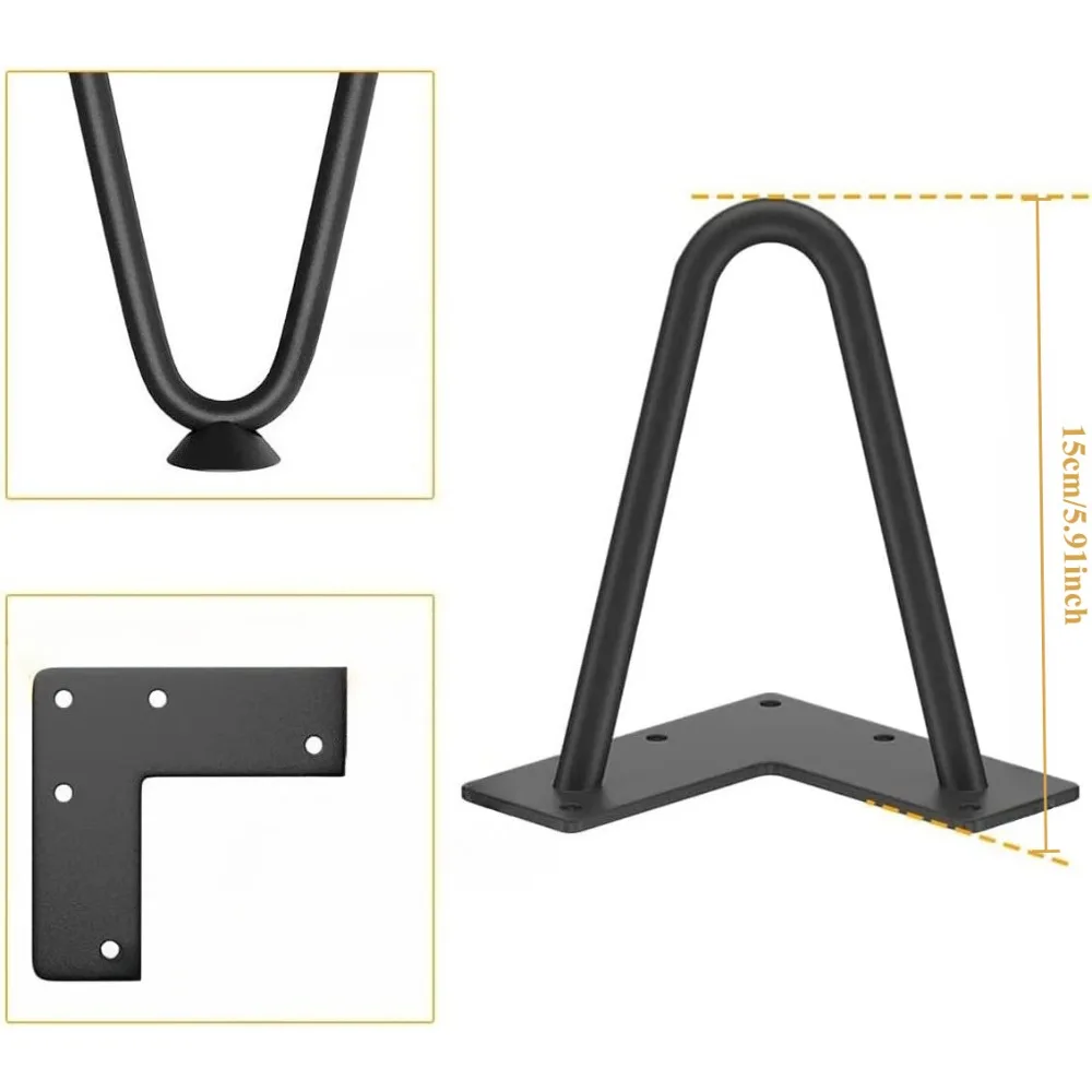 Furniture Support Leg DIY Home Project Bedside Table Tea Table Cabinet Replacement Parts and Accessories