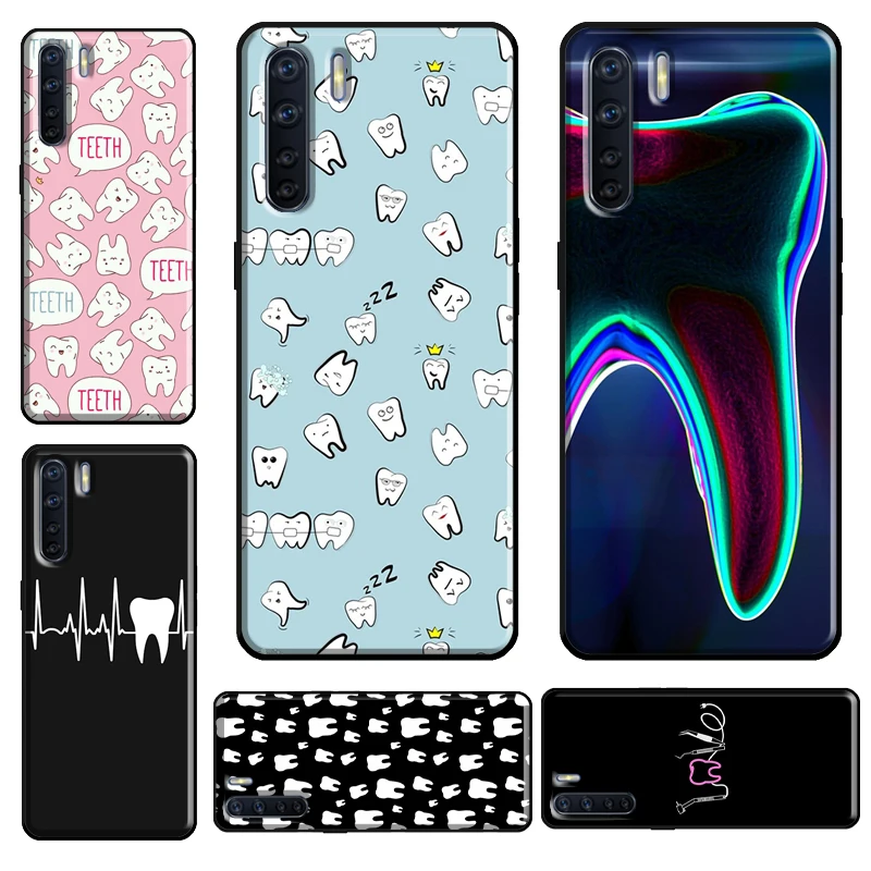 Dentist Dental Tooth Nurse Case For OPPO A78 A76 A96 A54 A74 A94 A5 A9 A31 A53 A15 A16 A17 A52 A72 A91 A93 A77 A57s