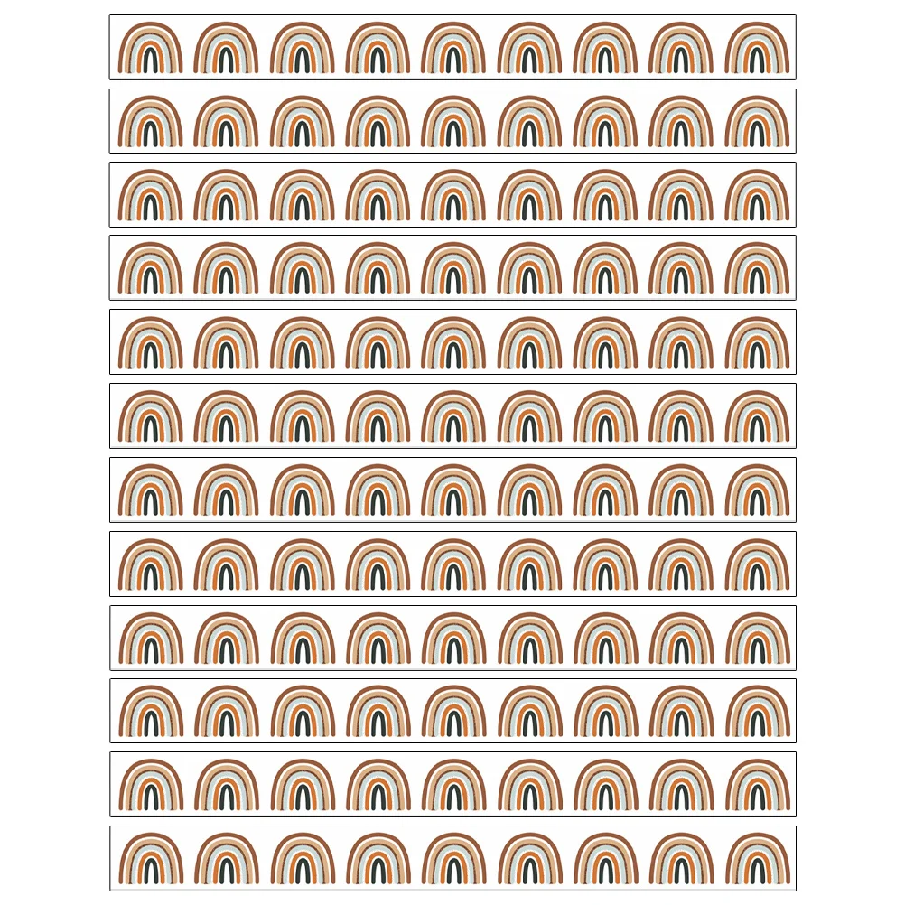 

12Pcs Magnetic Bulletin Board Border Trim PVC Classroom Whiteboard Blackboard Decorative Removable Border