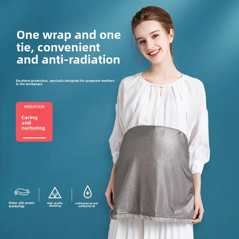 Maternity Anti Radiation Belly Band Authentic Shielding Apron for Pregnant Women Office Workers Computer Protection Inner Wear