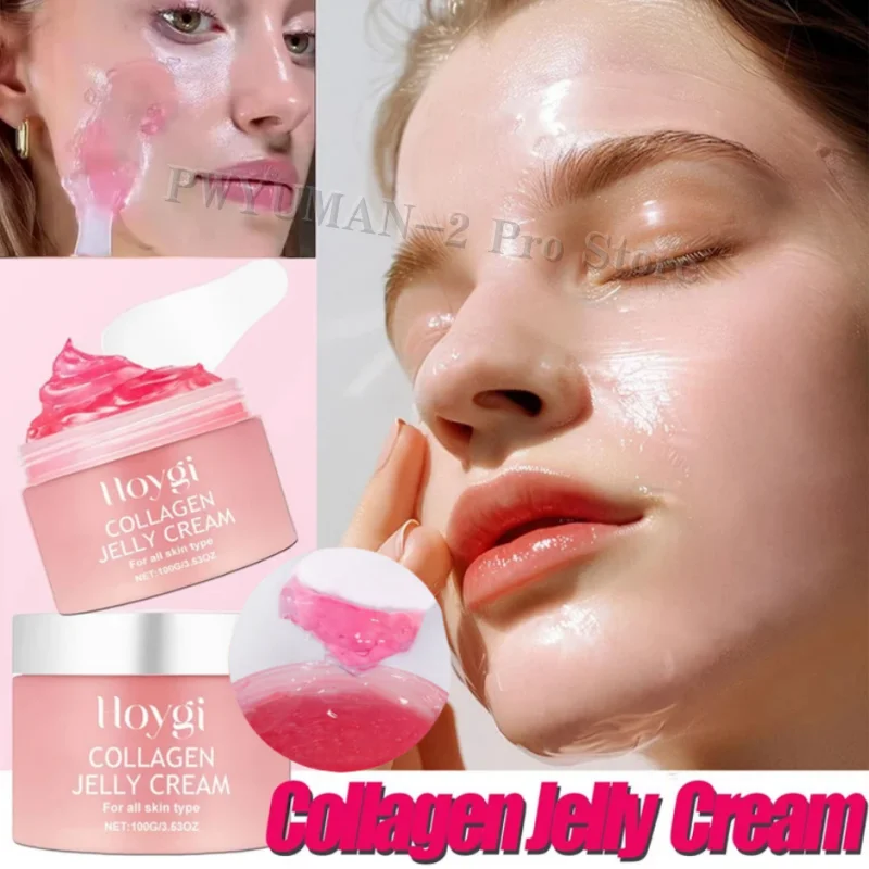 Crema gelatinosa al collagene bagliore e sollevato 24 ore Niacinamide e collagene idrolizzato Rafforza la barriera cutanea e idrata la pelle