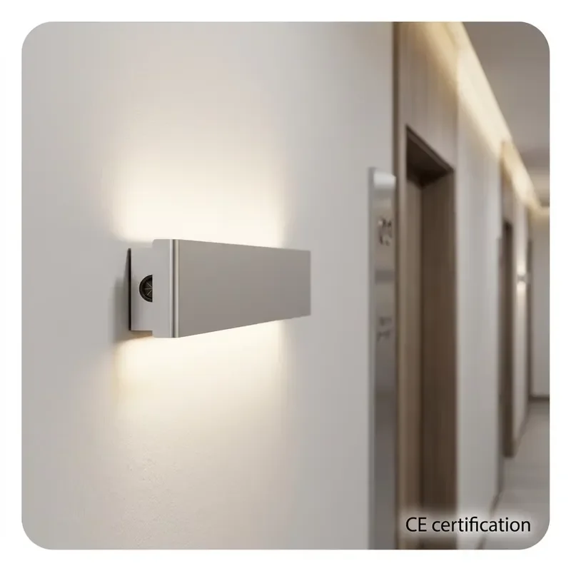 4ft 1200mm Aluminum LED Wall Light 20W 40W 150lm/W 3CCT Dimmable 0-10V Modern Linear Fixture for Indoor Corridor Office