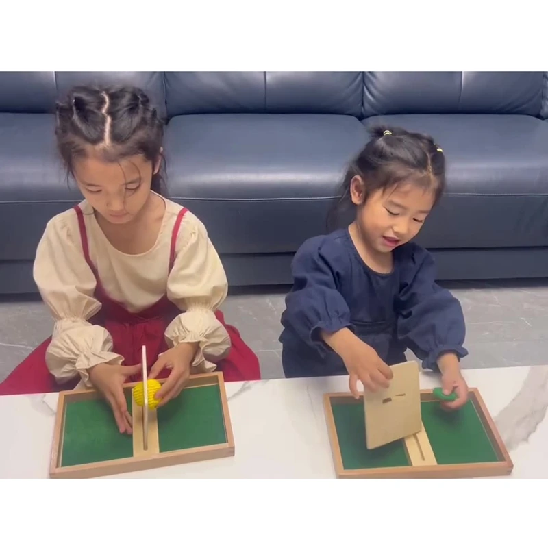 Pomoce nauczycielskie małe wióry drzewne i tablice wejściowe zabawki dla małych dzieci edukacyjne w domu przedszkolnym w wieku 1 2 3 lat