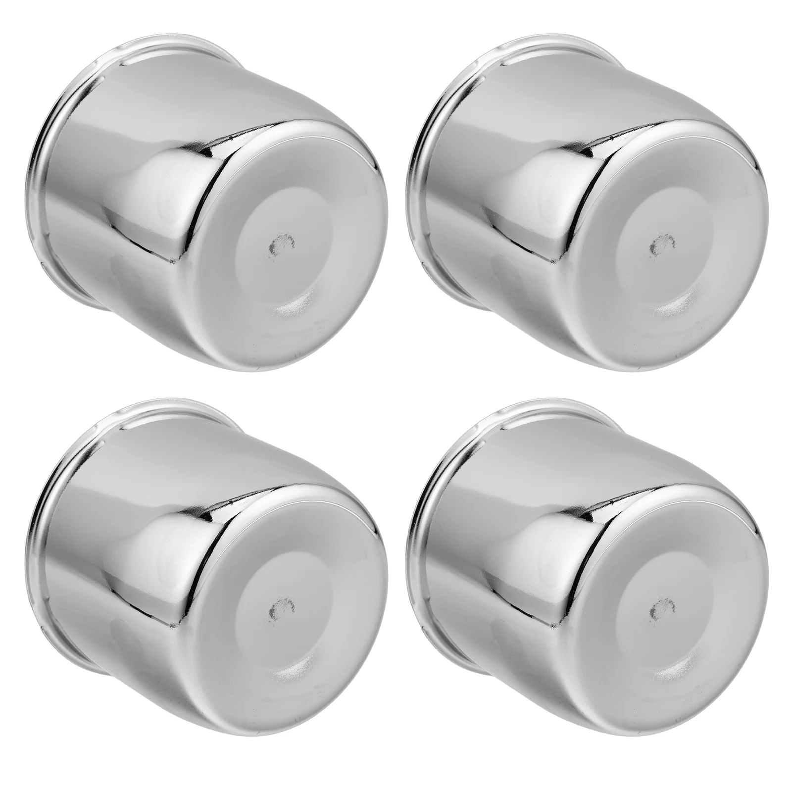 

4pcs Wheel Hub Dust Cover Caps 108mm Metal Protective Rv Trailer Semi Steel Rim Covers Center Decorative Parts