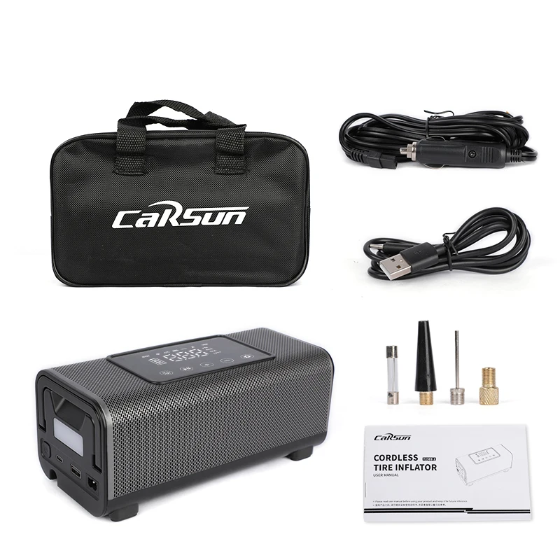 150psi Touch Display Intelligent Wireless Inflation Pump For 95% Car Tires Air Pump Inflator