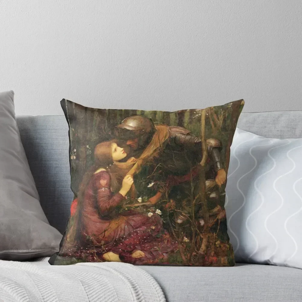 La Belle Dame sans Mercy - John William Waterhouse Throw Pillow Sofa Covers For Living Room pillow cover christmas pillow