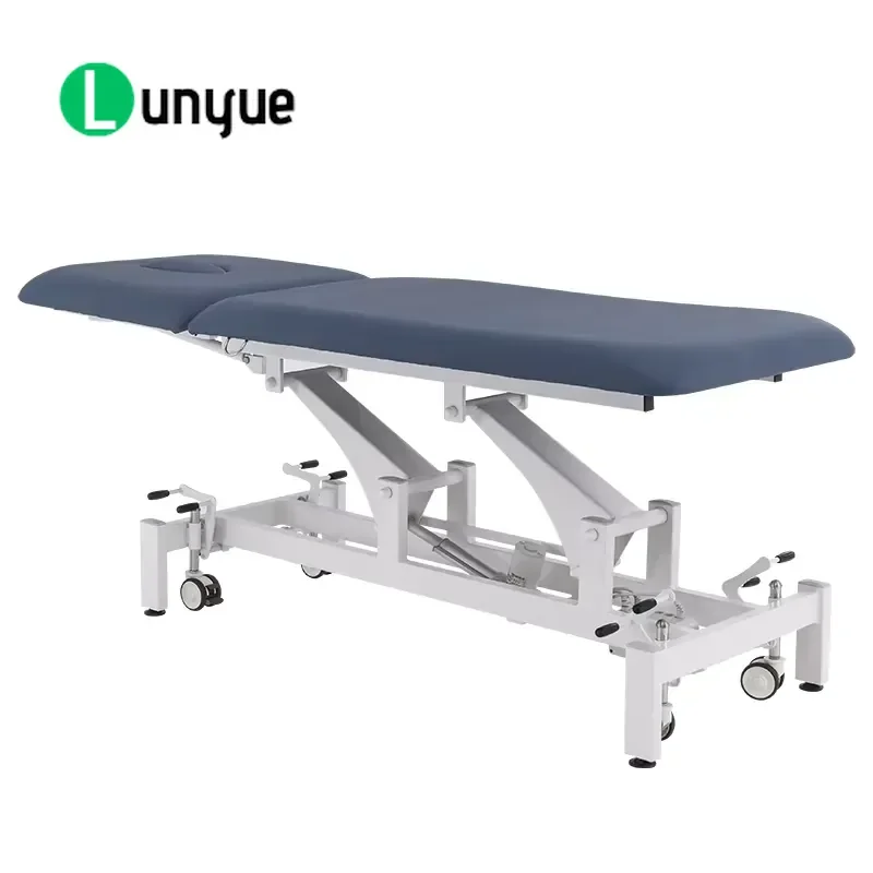 Electric Adjustable Massage Bed Modern Spa Furniture High Density Sponge PVC 2 Section Foldable Design For Beauty