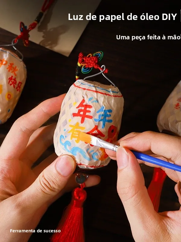 handmade-diy-bamboo-weaving-oil-paper-handheld-lantern-material-kit-team-building-activity-decorative-small-gift-lantern