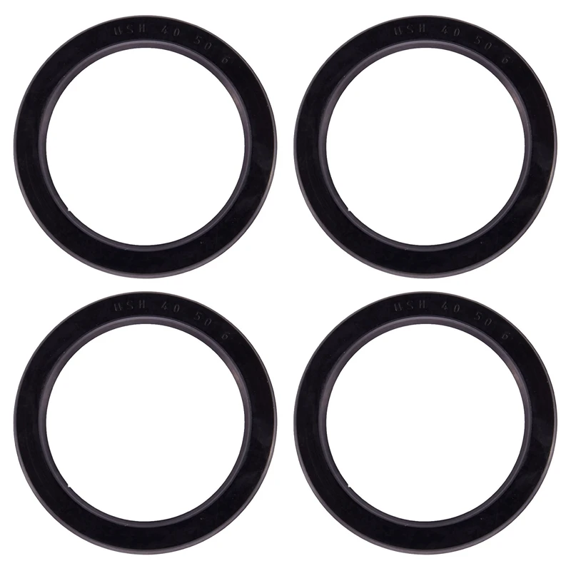 4X USH 40Mm X 50Mm X 6Mm Hydraulische Zylinder Gummi Öl Dichtung Ring