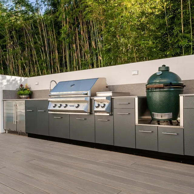 Stainless Steel Outdoor Cabinet with Foldable Table Stainless Steel Outdoor Cabinet with UV Protection Stainless Steel Cabinetry