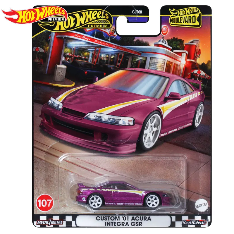 Hot Wheels premium boulevard 22 series car model mazda 323GTR eulogize GSR Ford Travel Jar cars model for boy collection gift