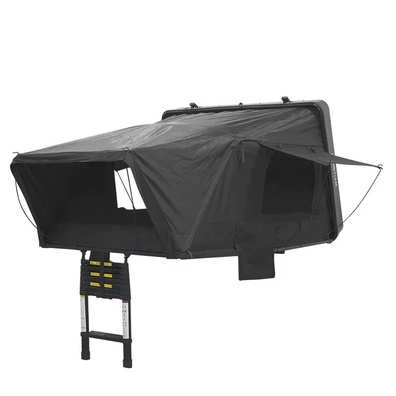 Customization Camping ABS Hard Shell Roof Top Tent Double Layer Automatic Opening Quick Setup Three-Season 2-3 Persons SUV