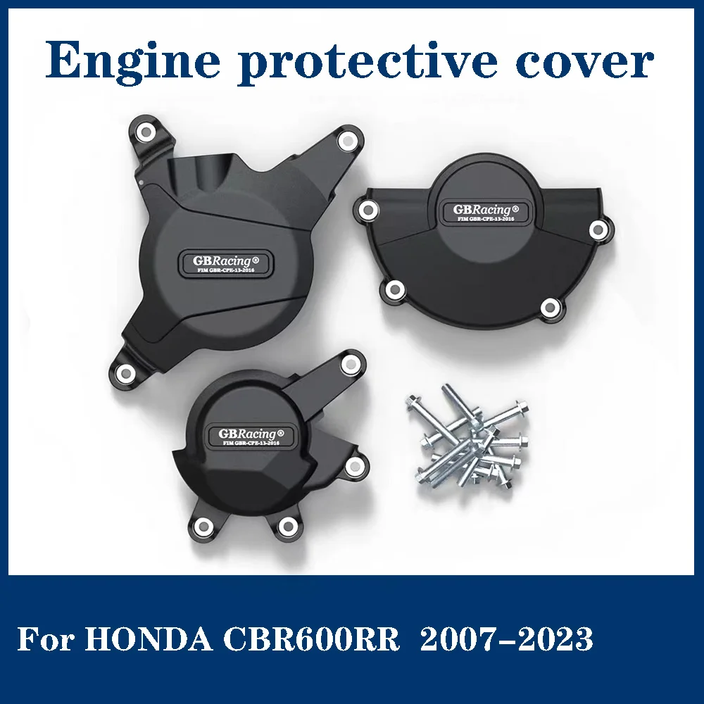 For Honda CBR600RR F5 2007- 2023 Motorcycles Engine Cover Protection Case CBR600RR Racing Specific Engine Protection Cover