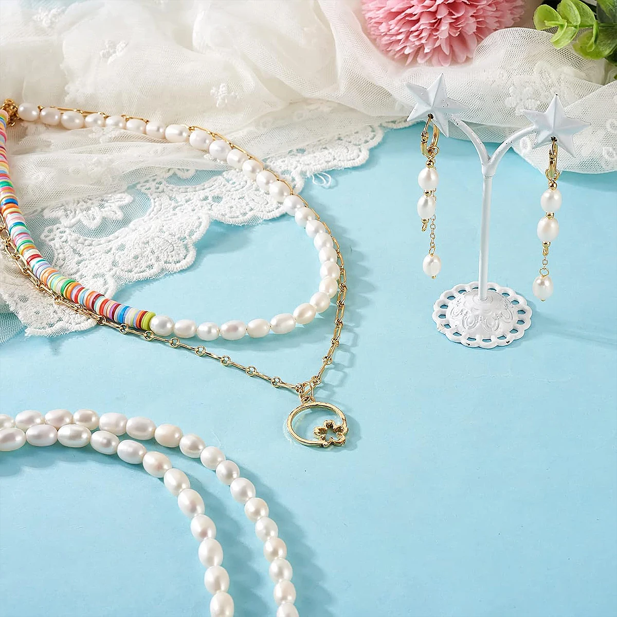 

4x6mm/6x8mm Glass lmitation Pearl Bcads for DlY Craft Handmade Bracelet Necklace Earrings and Jewelry Making 2Colors White/lvory