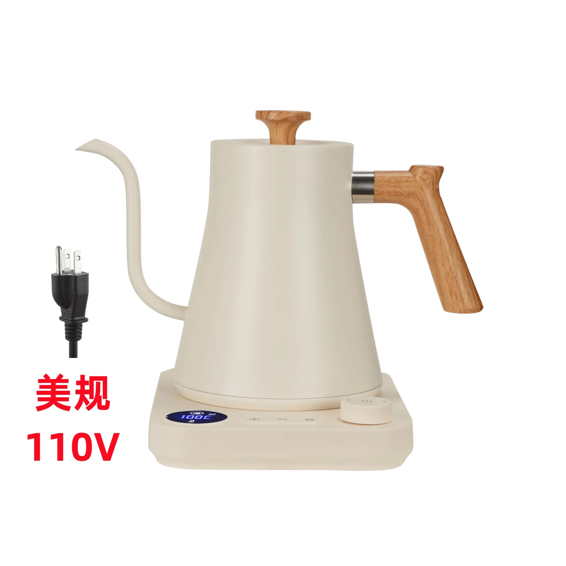 Intelligent inverter temperature control hand pour-over coffee pot Long spout tea boiling water gooseneck kettle Electric kettle