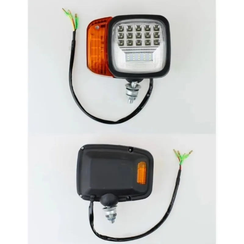 Excavator Forklift LED Combination Light Headlight with Turn Signal Assembly 1PC