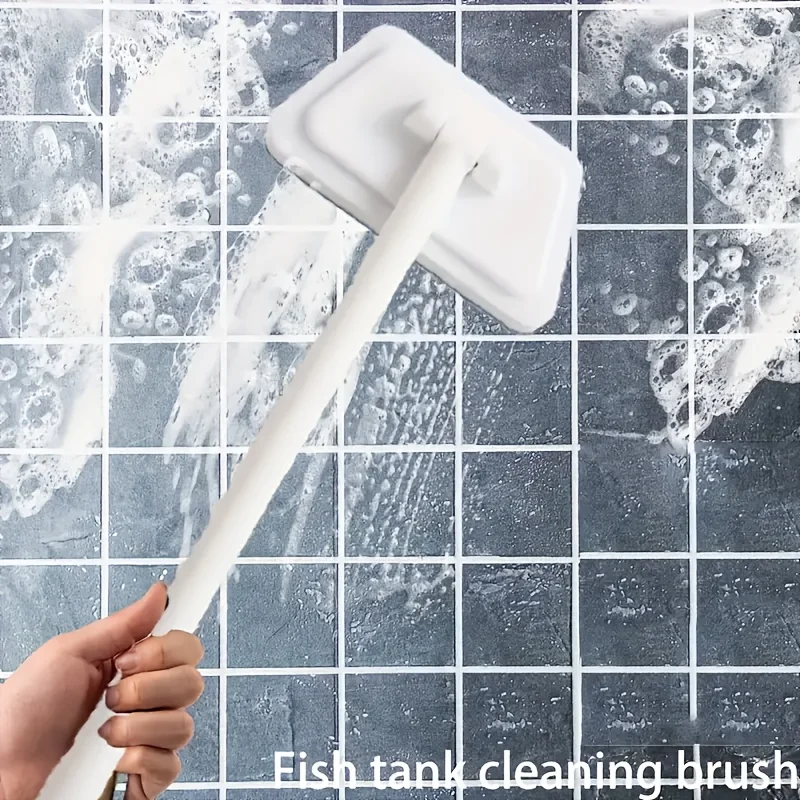 Bathroom Cleaning Brush Set Versatile Long Handle Detachable Replaceable Heads Essential Tool Tile Floor Bathtub Toilet Holder