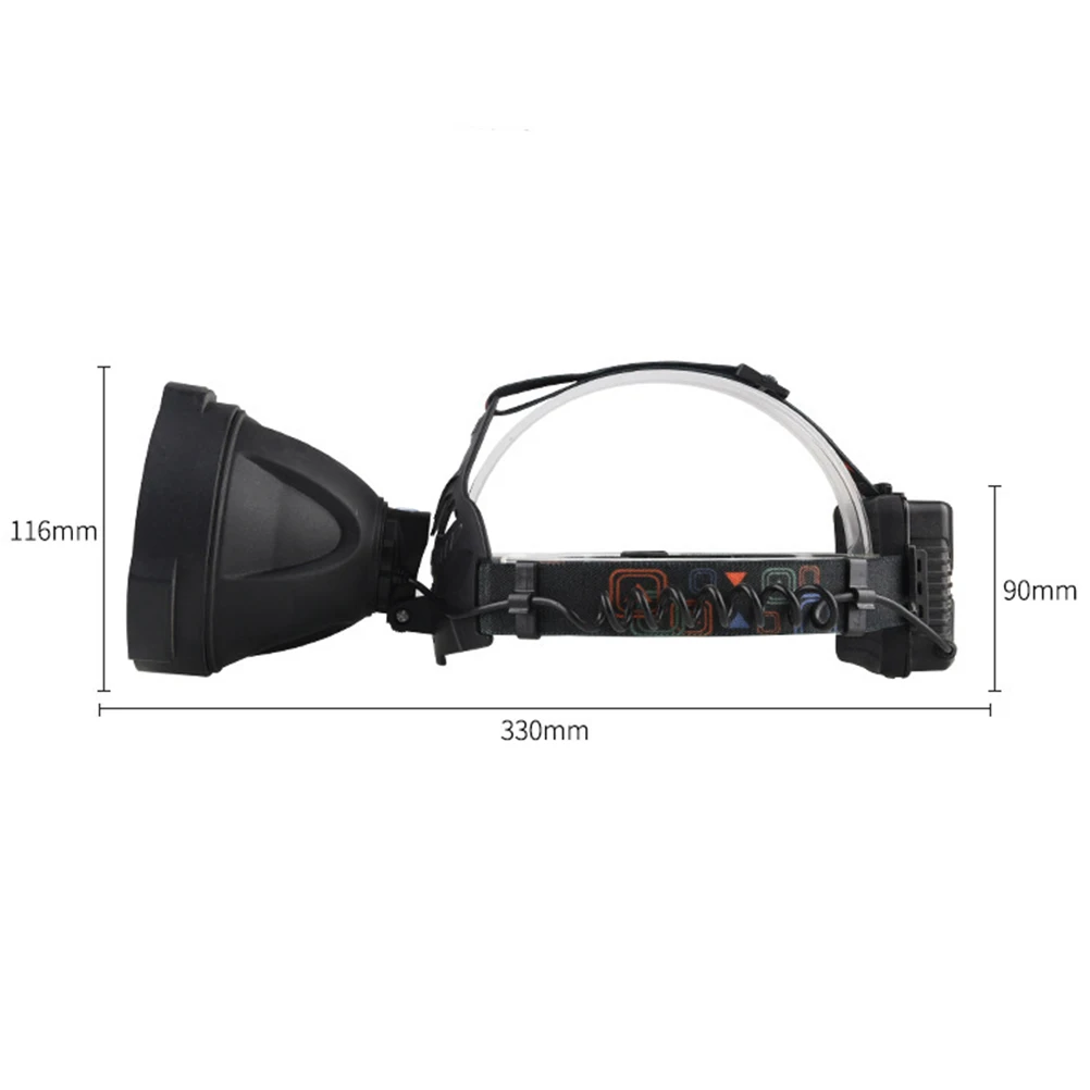 

Super Bright Rechargeable Long-Range Led Headlight Usb Charging Bike Riding Safety Lamp Visual Warning Light Durable