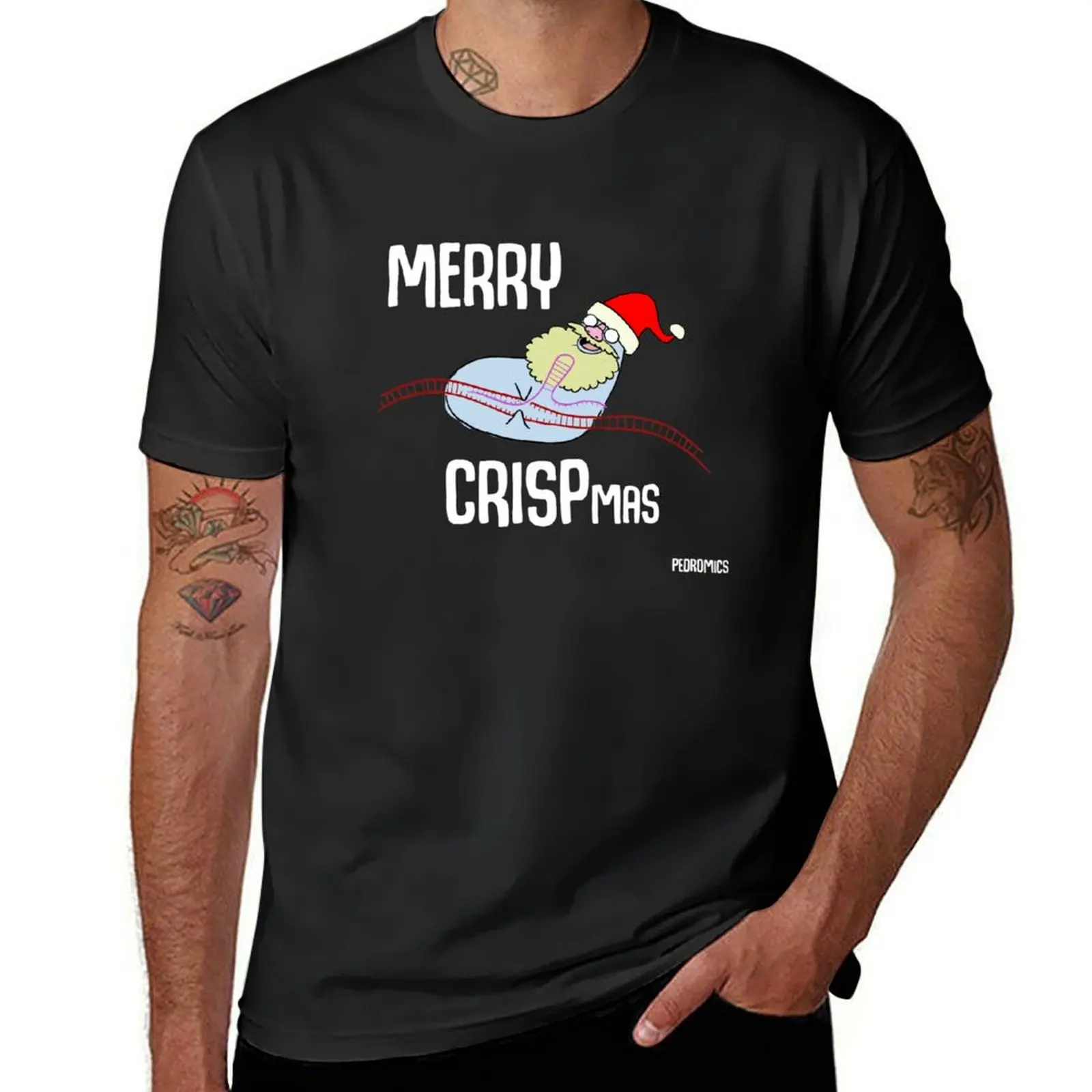 

Merry CRISPmas! T-Shirt cute tops funny shirt cotton rapper graphic tees mens funny t shirts