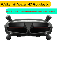 Walksnail Avatar HD Goggles X 1080P/100FPS FOV50 Built-in Gyro Bluetooth Wi-Fi Module 7-26V for FPV Drones Fixed-Wing RC Cars