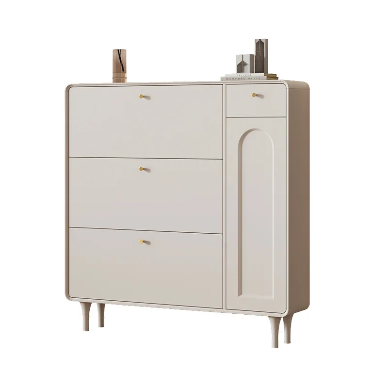 

Tipping bucket, shoe cabinet, household, door, cream wind, entrance cabinet, space saving