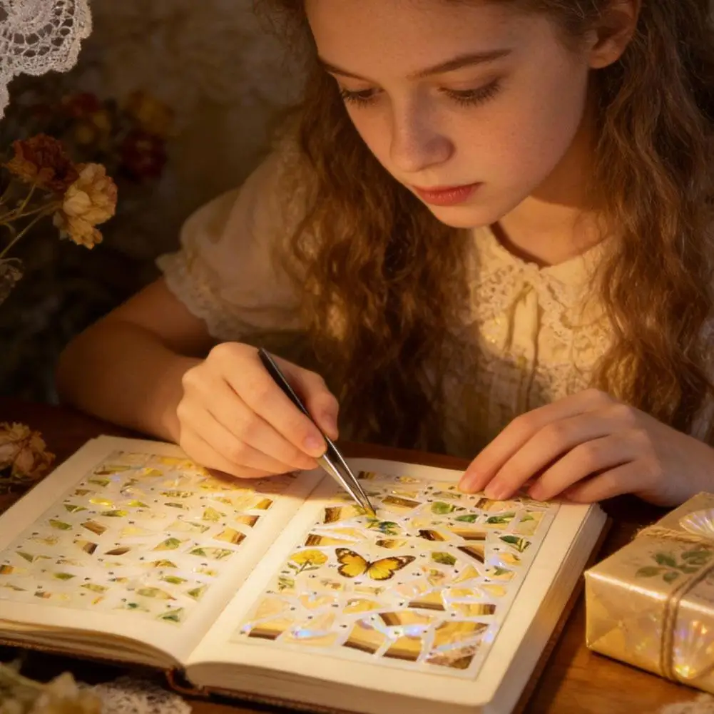 

Набор для творчества: DIY-пазлы-наклейки серии Memory, DIY-наклейки-пазлы, канцелярские принадлежности, декор для дневника, DIY-средство для снятия стресса E7k9