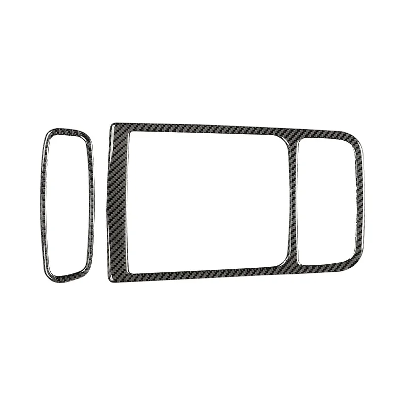 لأودي A3 8 فولت 2013-2019 اكسسوارات السيارات سيارة الداخلية ألياف الكربون الأمامي والخلفي مصابيح للقراءة تعديل إطار الديكور #3