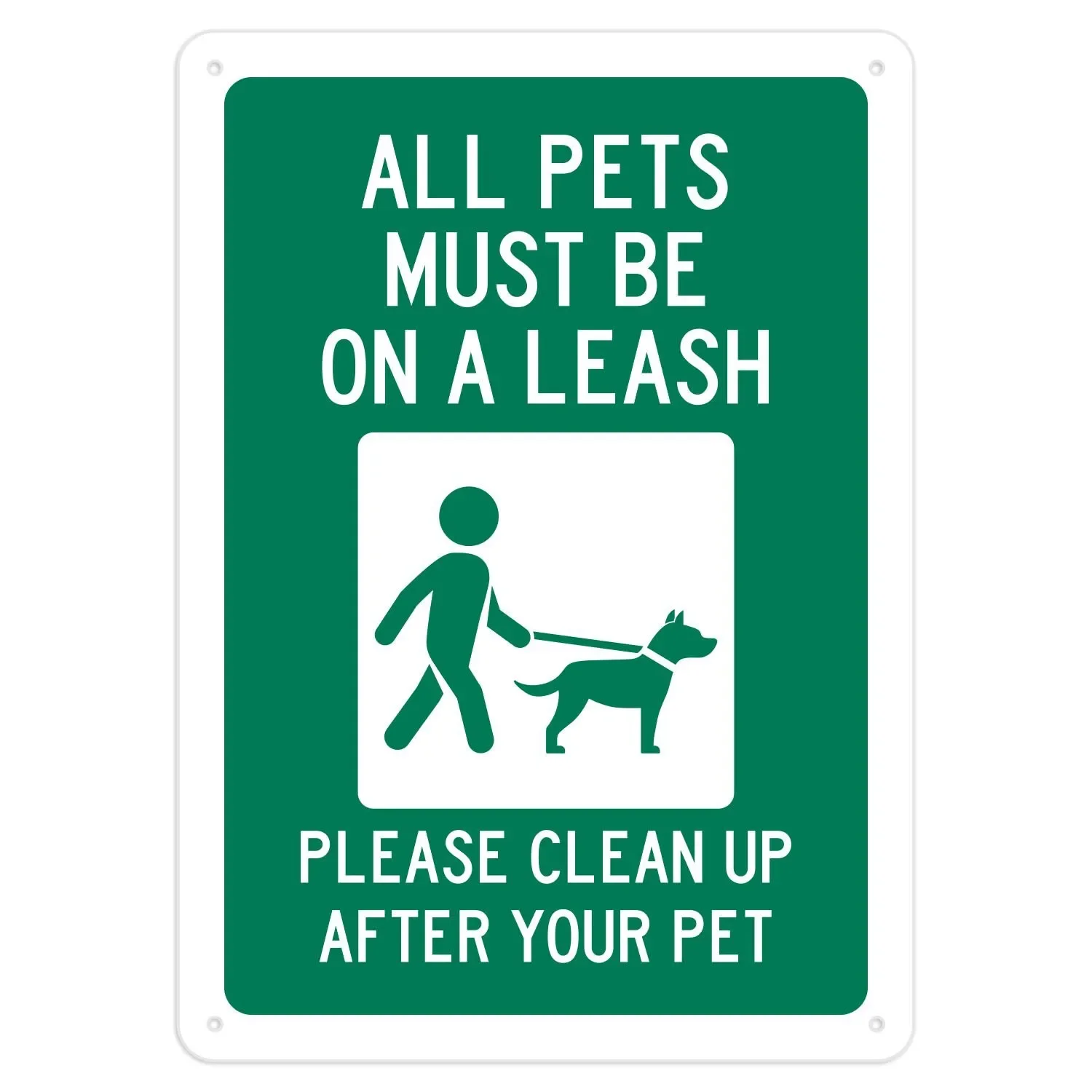 Please Pick Up After Your Pet Sign No Dog Poop Sign Outdoor Rust Free Metal Sign 8x12 Inches Home Decor