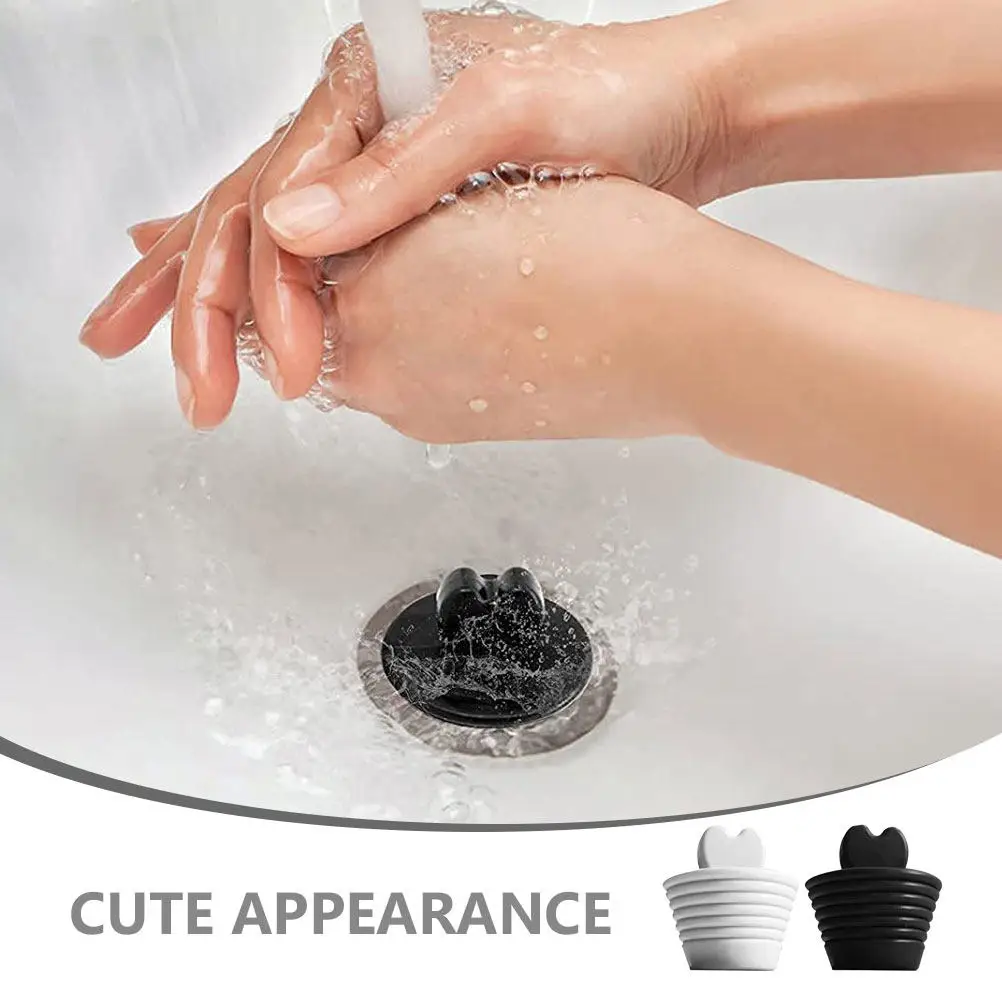 

2 Pcs Bath Plug Stopper for Tub Cable Driven Drain Bathtub Bathroom Sink Stoppers Replacement Water