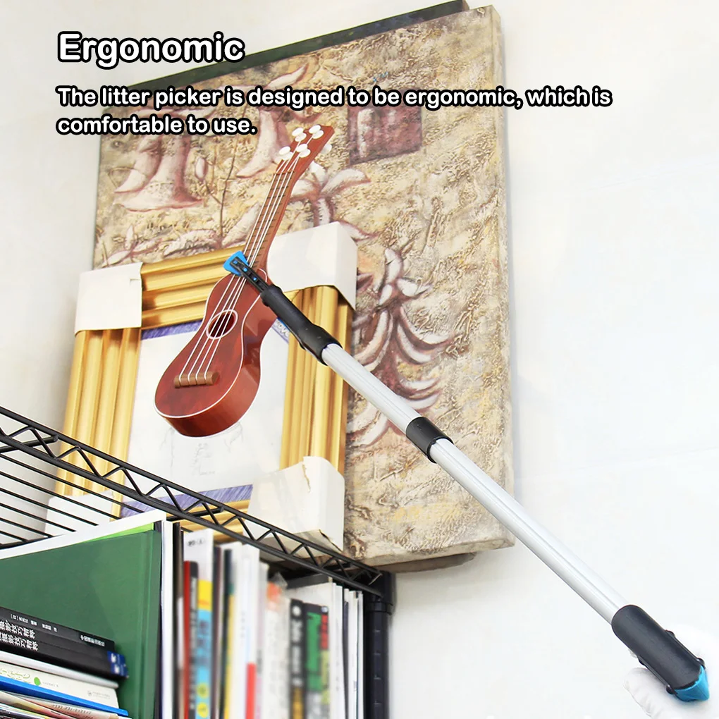 Litter Picker Handheld Portable Park Sanitation Worker Grabber Lila