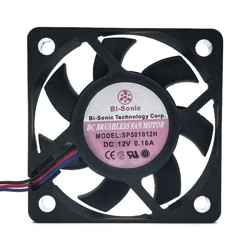 P 50*50*10MM Bi-Sonic SP501012H 12V 0.16A Computer CPU Notebook Silent Cooling Fan 5010