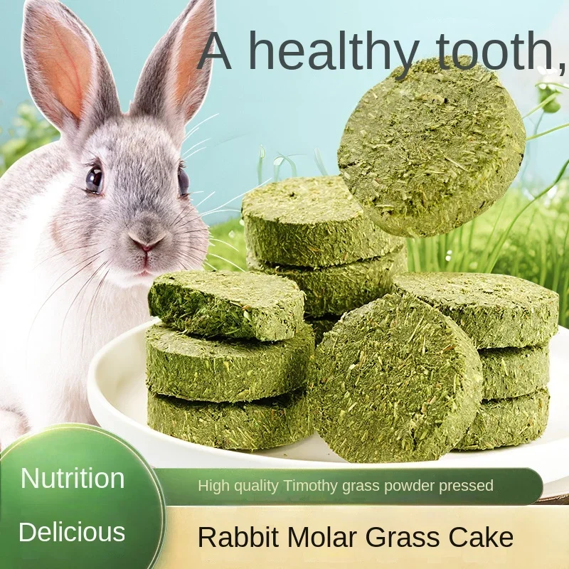 Rabbit Teething Grass Biscuits Hamster Guinea Pig Chinchilla Pet Rabbit Snacks Guinea Pig Timothy Grass