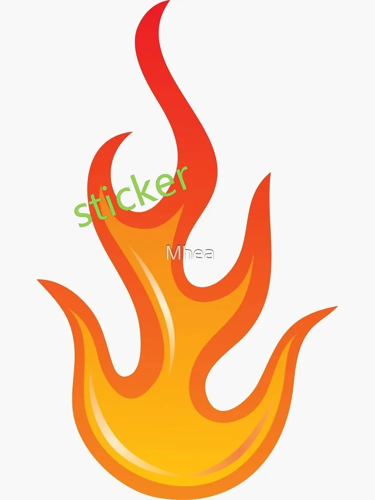 

Flames Personality 3D Car StickersWindow Motorcycle Decal Vinyl Cover Scratches Waterproof PVC