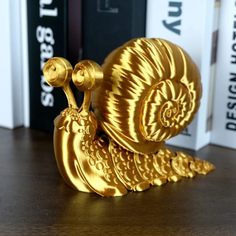 6cm/10cm Colorful Snail Animal Figure Desktop Decoration Articulated  Figure Ornament Funny Doll 3D Printed Toy Gift