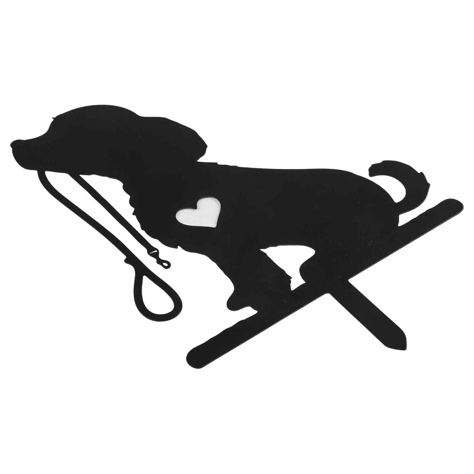 

Creative Interior Decoration Dog Silhouette Decoration Outdoor Areas Garden Spaces Visual Appeal Weather Resistant Firm Material