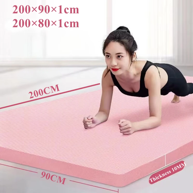 Widen 200x90cm High Quality Extra Sport Thick Nbr Non-Slip Yoga Mats for Fitness Pilates Gym Home Tasteless Spor Universal Men