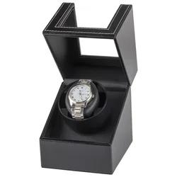 LED Watch Shaker Automatic Watch Shaker Silent Electric Shaker with LED Box Rotating Watch Mechanical Winding Machine