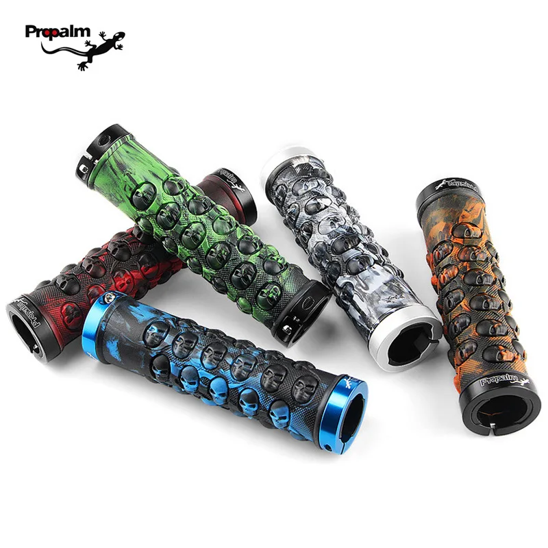 

Propalm Bicycle Grips Anti-Skid Comfortable Rubber Bike Handlebars Grips Lock-on Mountain Road Bike Handle Bar Grips For Cycling