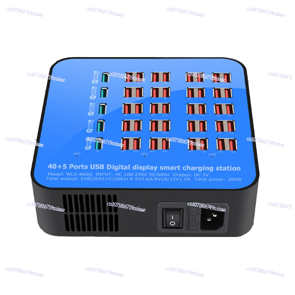 

10/20/40/60 Ports USB Charger Desktop Charging Station Quick Charge Phone Charger Fast Charger