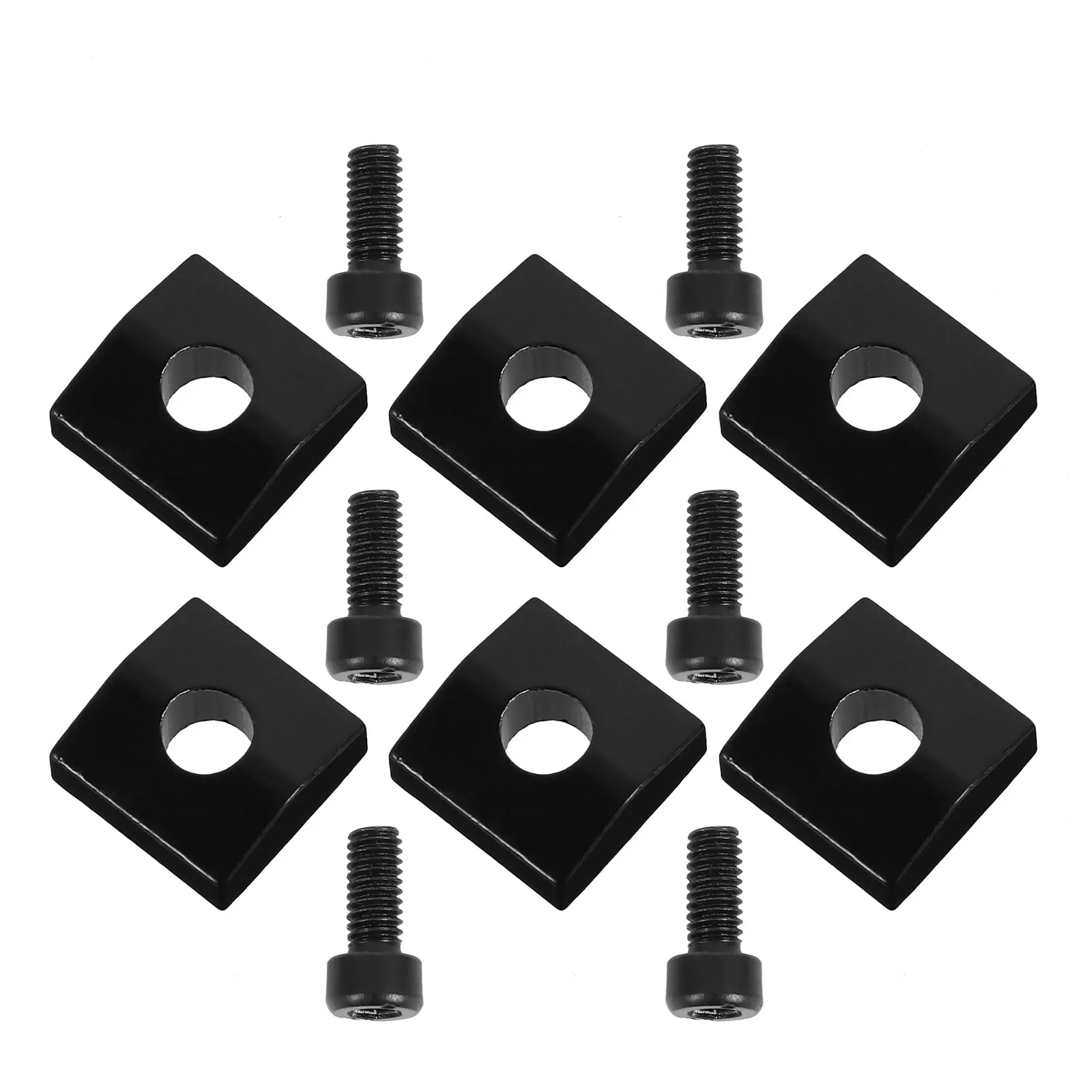 

2 Sets Accessories Electric Guitar Guitars Metal Nut Iron and Zinc Alloy Locking Screws