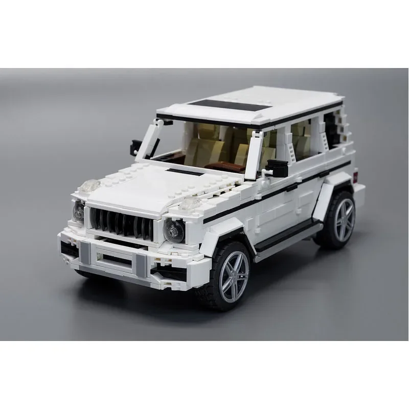 大人と子供のための高性能ビルディングブロック,g63,ロードスター,1:16アセンブリパーツ,誕生日おもちゃ,MOC-44956,1437