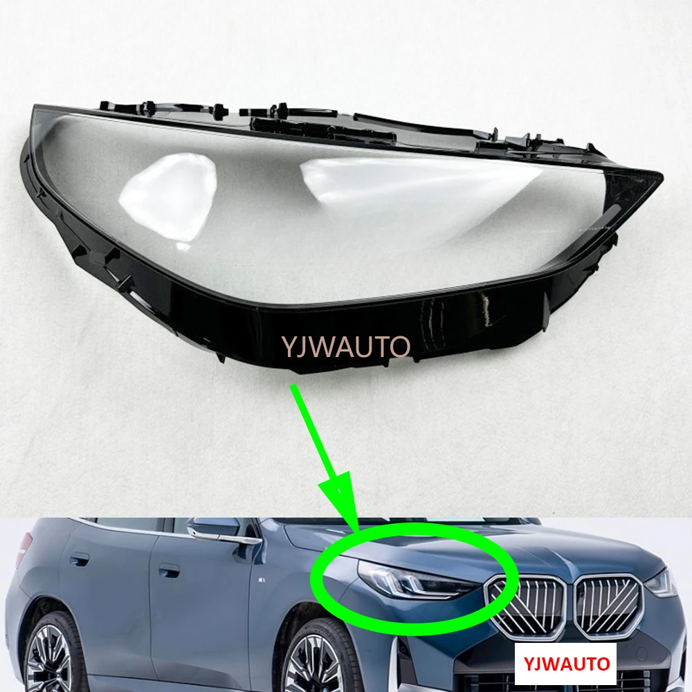 

For BMW X3 2025 Headlight Lens Car Headlamp Cover Glass Replacement Clear Front Lampshade Auto Shell