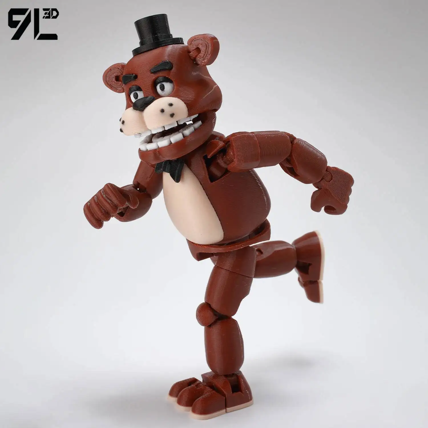 9L3D Gedruckter Freddy Titan13 FNAFs Bear's Midnight Harem Five Nights Beweglicher Abnehmbarer Spiel-Peripheriefigur Handfigur für Jungen – Detail 8
