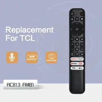 ZLRLMHY New RC813 FMB1 for TCL Smart TV Remote Control FMB3 55Q650G 55Q670G 70S470G 85QM850G  Apple TV With Bluetooth Voice