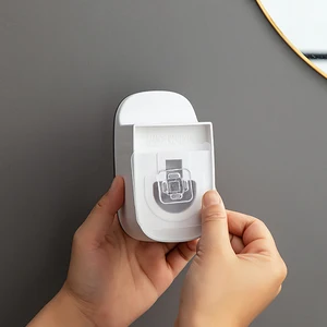 1 قطعة لا لكمة معجون الأسنان عصارة معجون الأسنان المثبتة على الحائط عصارة للأطفال الحمام معجون الأسنان مربع أفضل 10 مبيعات لعبة فرشاة القاطع - No1