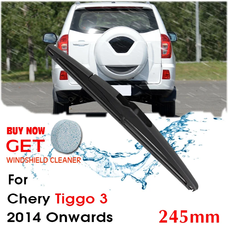 

Car Wiper Blade Rear Back Window Windscreen Windshield Wipers For Chery Tiggo 3 Hatchback 245mm 2014 Onwards Auto Accessories