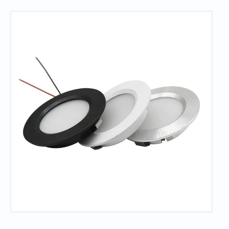 IP65 Stainless Steel 3W  DC 12V Mini LED Ceiling Spot Lighting Boat Downlight Slim 14mm