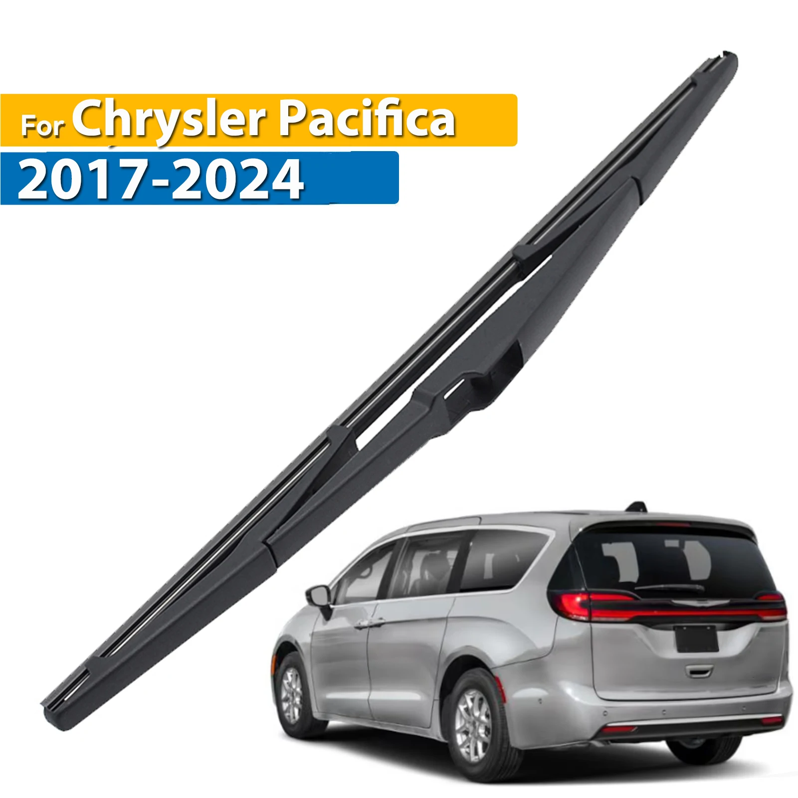 

Стеклоочиститель Erick's 14 дюймов, щетка заднего стеклоочистителя для Chrysler Pacifica 2017-2024, лобовое стекло, чистое окно задней двери, автомобильная щетка от дождя