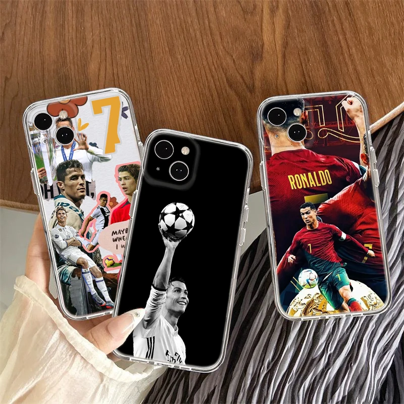 C-Cristiano R-Ronaldo football Soft Case for LG K71 K8 Plus K9 Lite Q510 K92 Q92 Stylo 6 7 V40 V50 V60  G9 X4 Q61 Q60